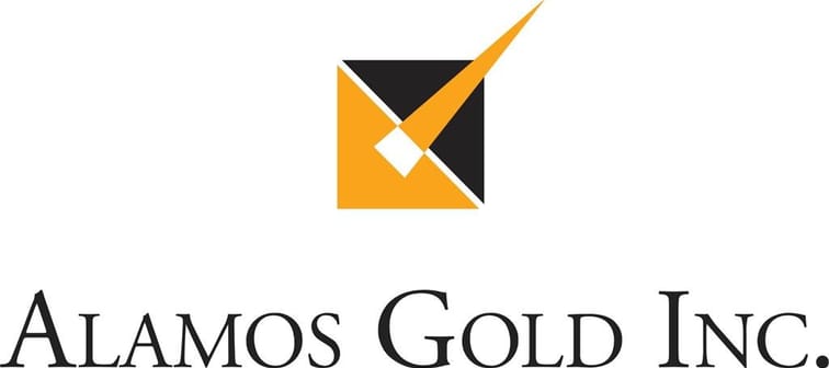 The Alamos Gold Inc. company logo is shown in a handout. 
Alamos Gold Inc. has signed a deal to acquire Argonaut Gold Inc.'s Magino mine in Canada, while the company's assets in the United St