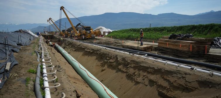 The Calgary Chamber of Commerce is warning the federal government that its proposed cap on emissions from the oil and gas sector could compromise the valuation of the Trans Mountain pipeline.