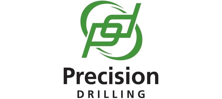 Precision Drilling Corp. logo is shown in a handout. 