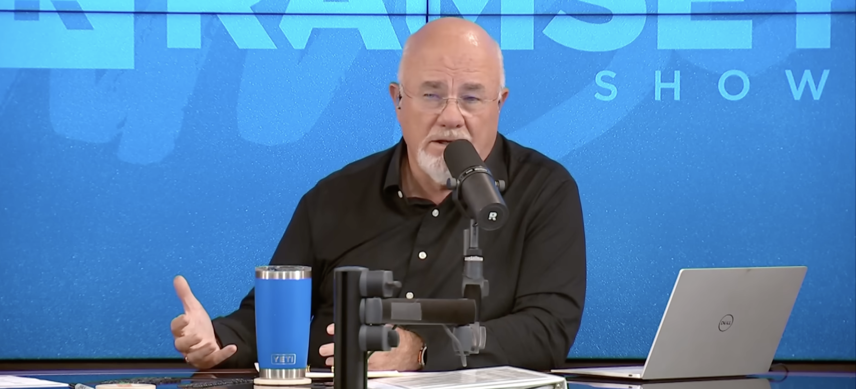 Dave Ramsey reacts with disgust upon hearing a caller's story about their in-laws taking money from their children to pay household bills.