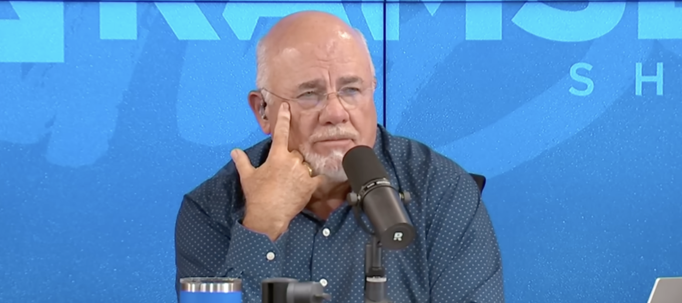 Dave Ramsey is stunned after hearing a man ask for advice after with a year to live and a $100,000 fantasy sports league win.