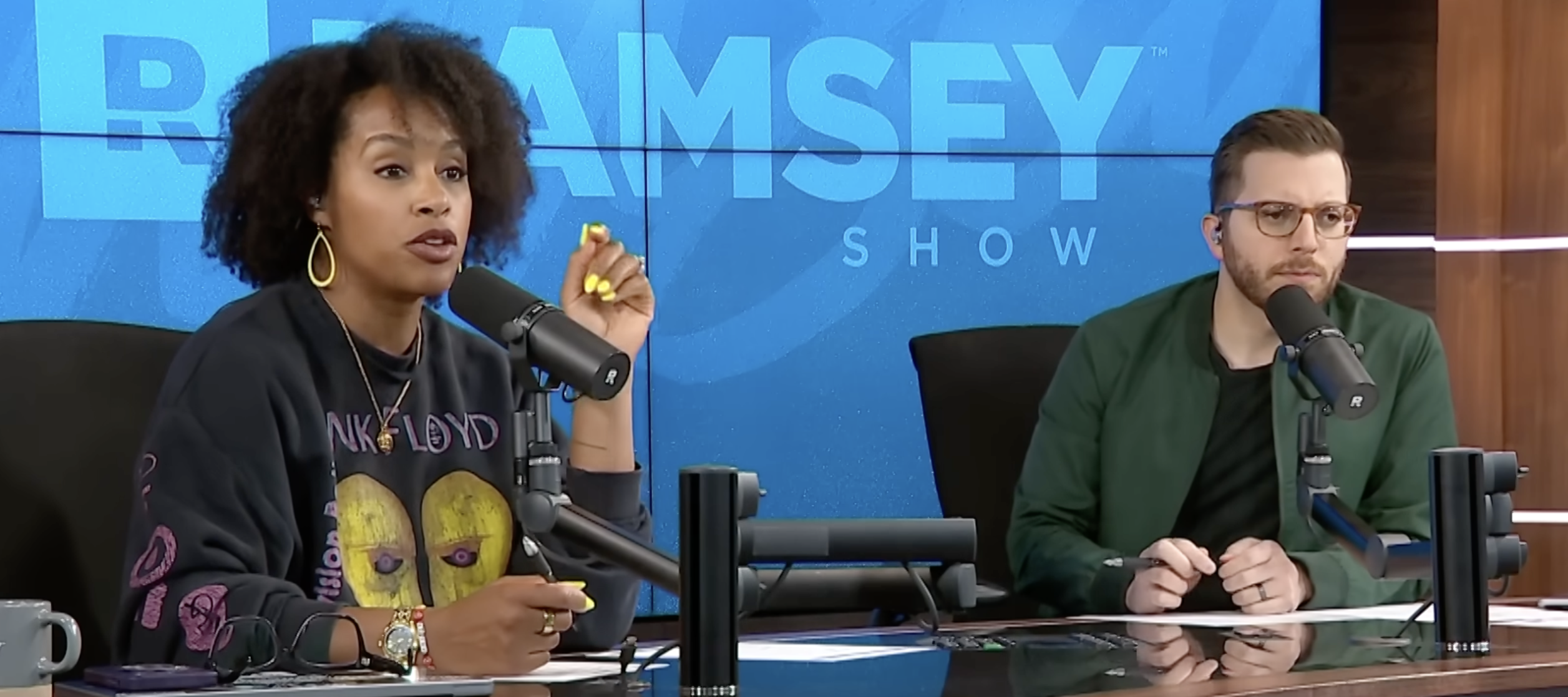 Jade Warshaw and George Kamel of The Ramsey Show give advice to a woman who has been locked out of her business during a divorce.