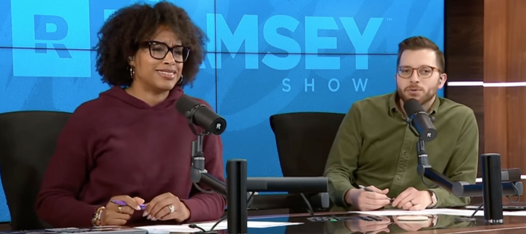 The Ramsey Show hosts George Kamel and Jade Warshaw listen to a caller using a $400K HELOC like a giant credit card.