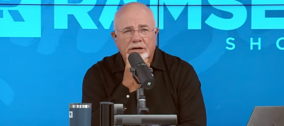 Dave Ramsey speaks in his studio.