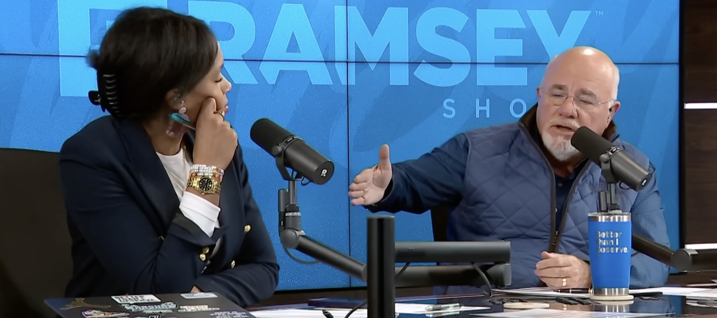 A free work cruise tempts a man with $20K in debt. Dave Ramsey explains why mindset matters before sailing.