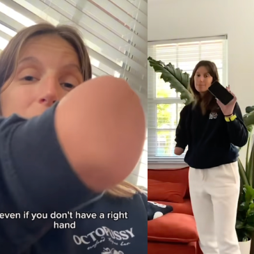 slightlyoff.balance showing off her hand