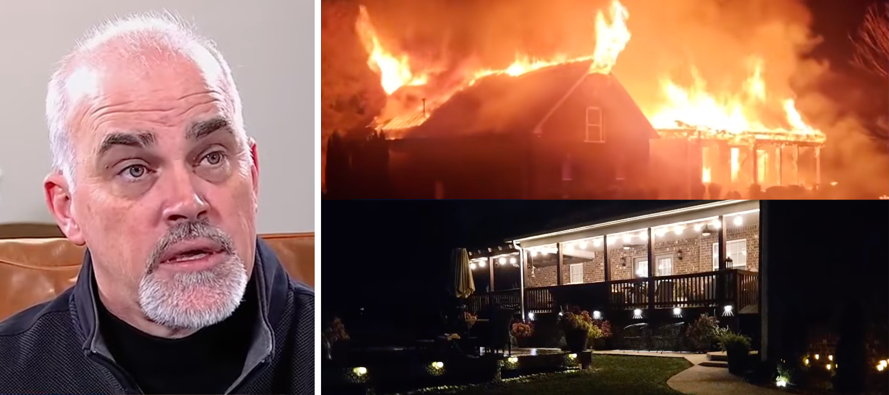 Brad Oskin's home was gone in 20 minutes due to a solar light he purchased off Amazon.