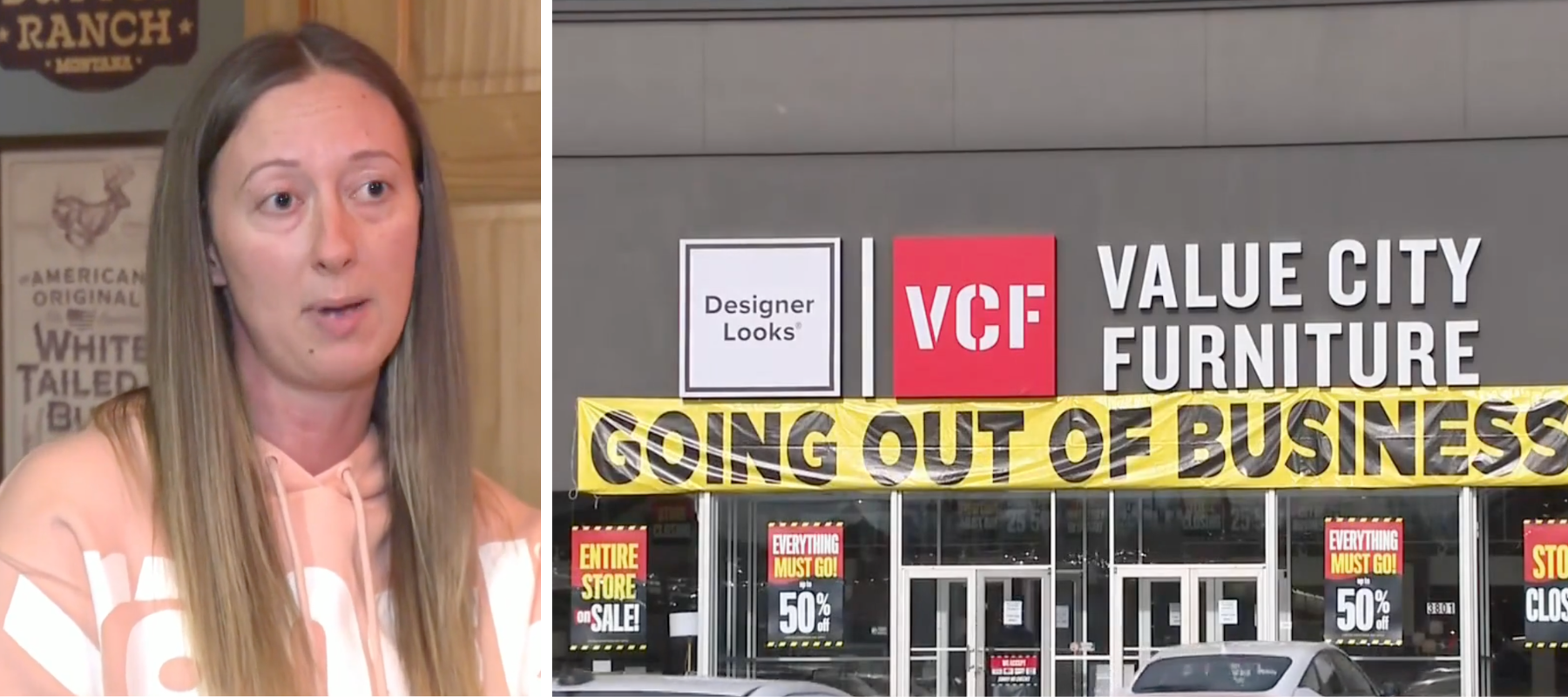 Jessica Reed bought nearly $1,500 worth of furniture at a store in bankruptcy.