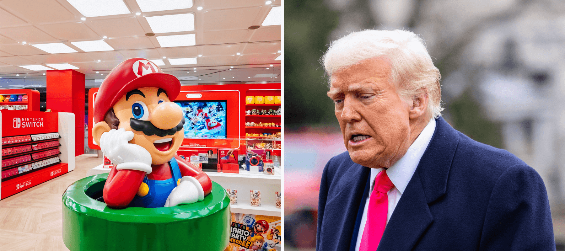 Mario is going to be facing down the US government for his next adventure.
