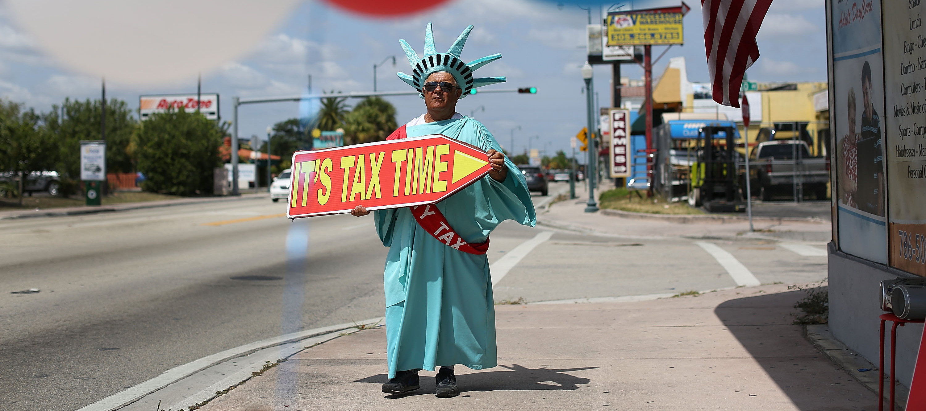 The tax filing deadline is April 15, 2026.