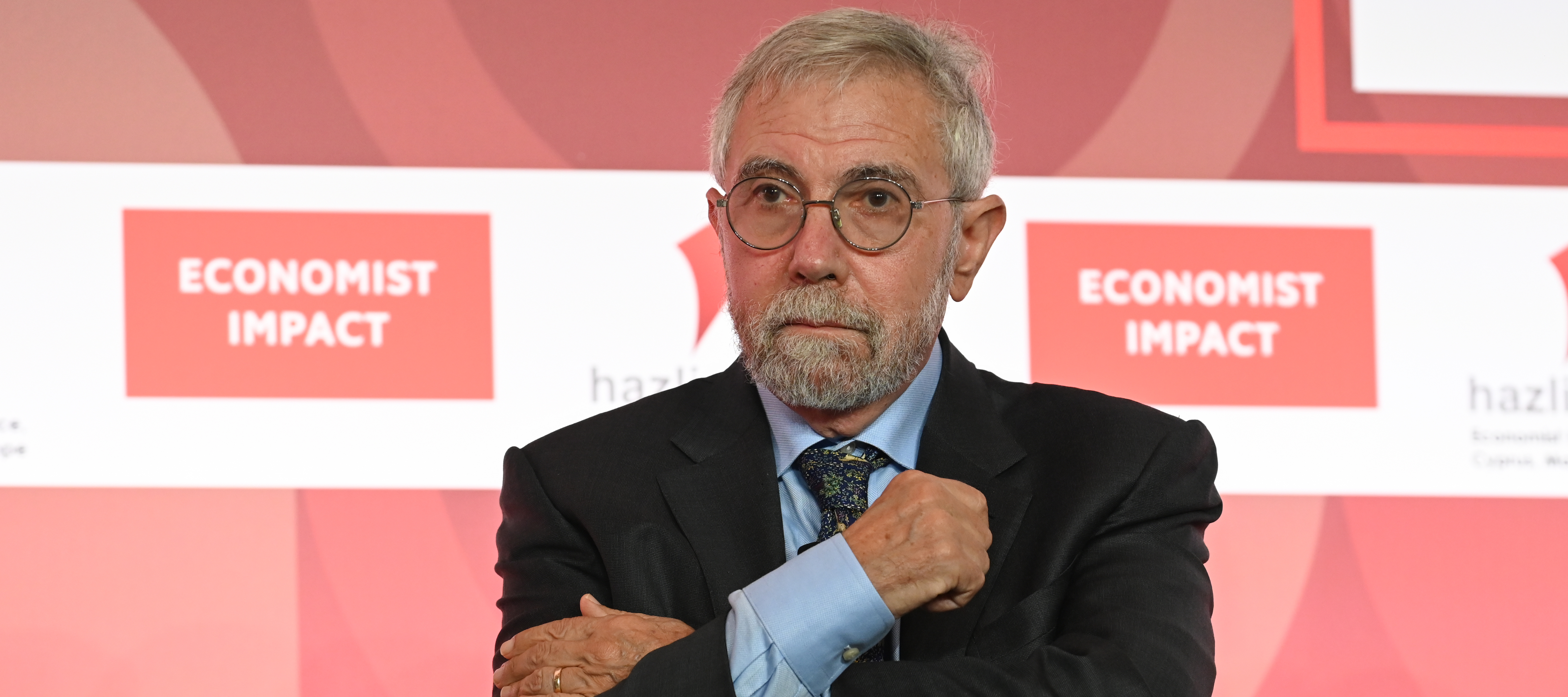 Paul Krugman speaks at the 28th Annual Economist Government Roundtable in 2024.