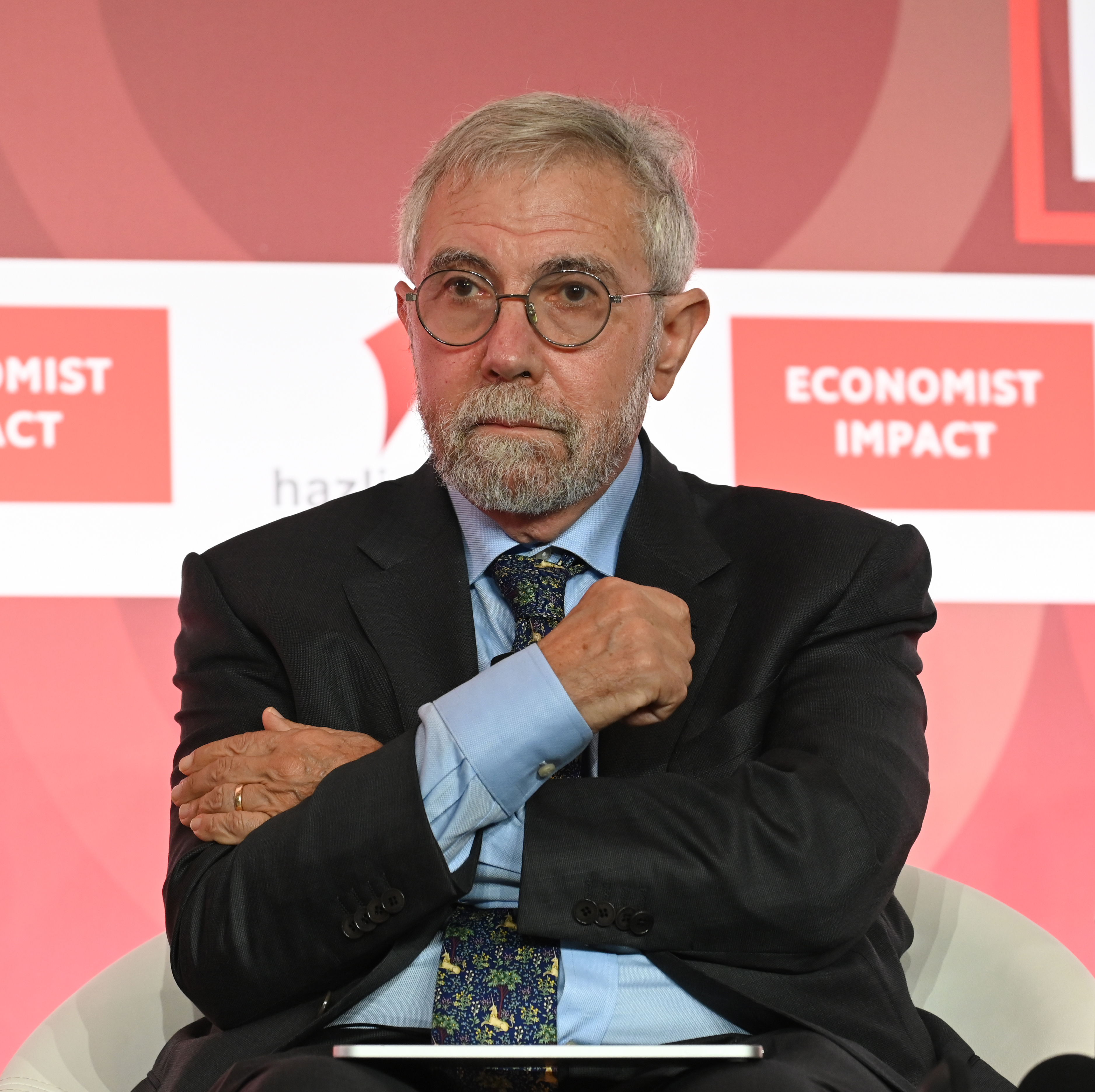 Paul Krugman speaks at the 28th Annual Economist Government Roundtable in 2024.
