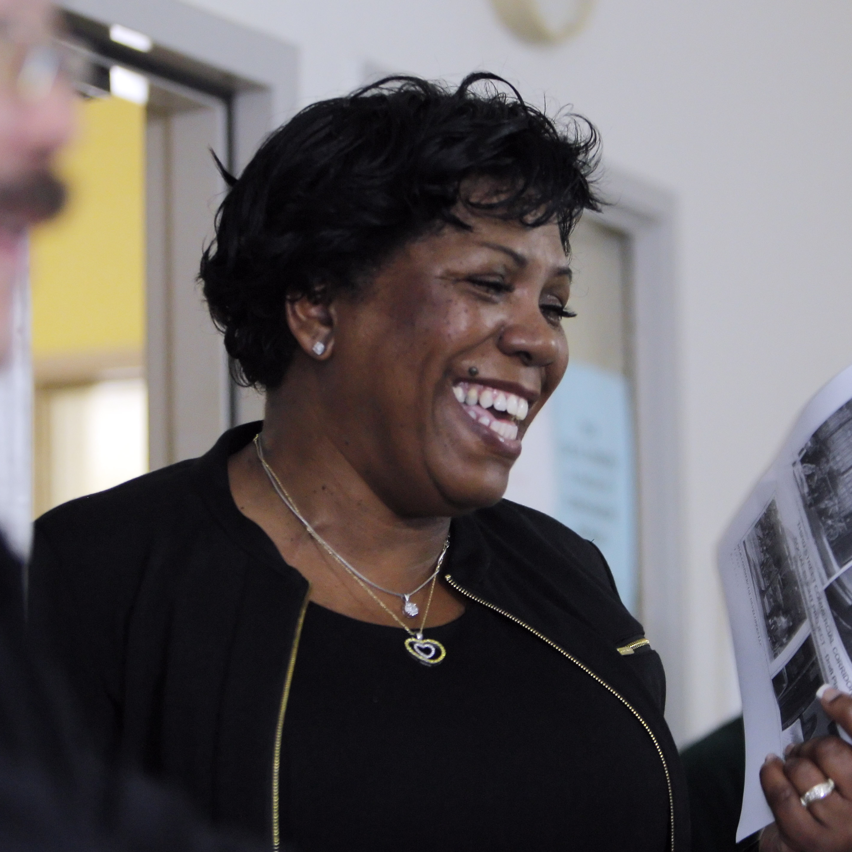 Gwendolyn Westbrook meets with then-mayor of San Francisco, Ed Lee, at a 2011 event