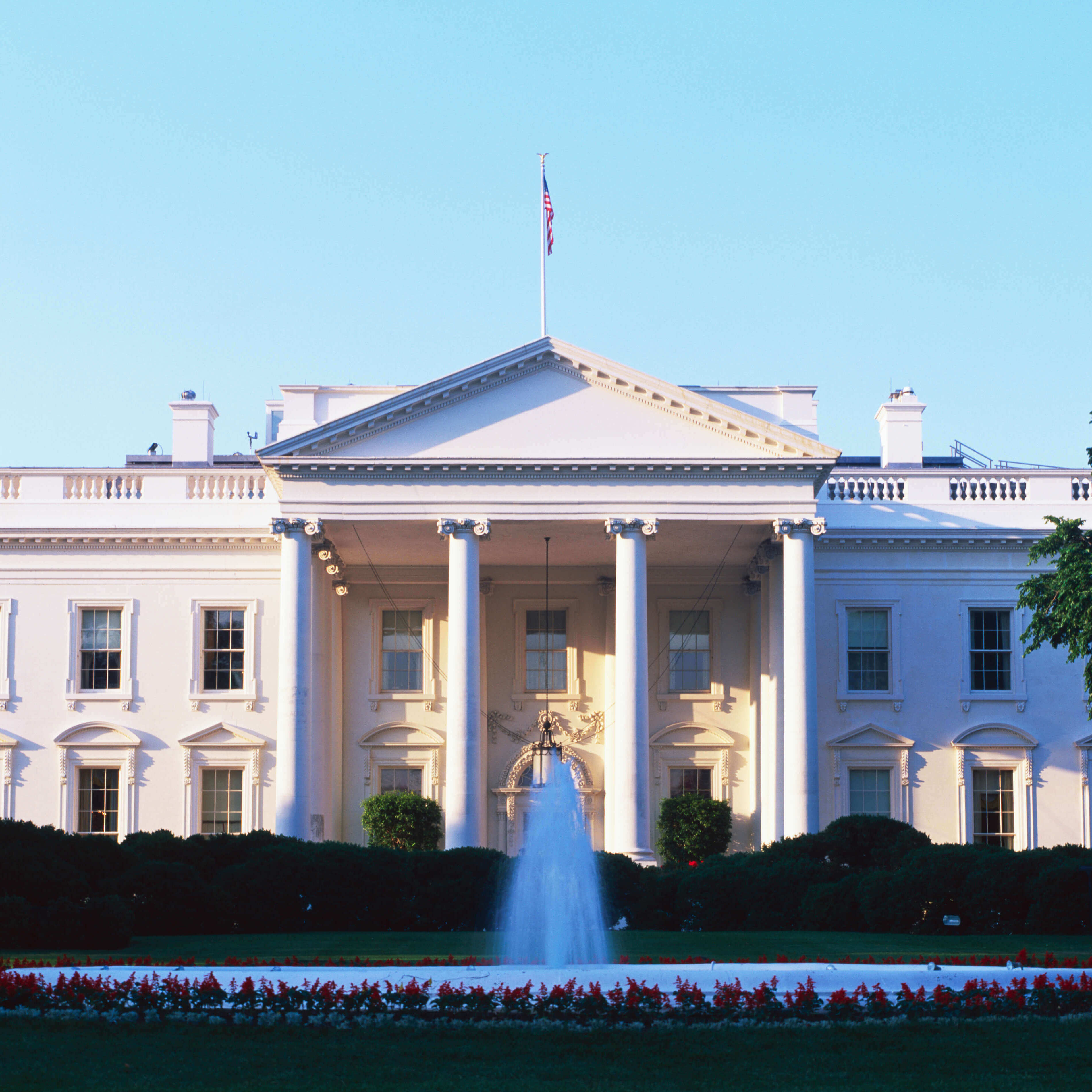 The front of the White House has featured Ionic columns for over 200 years.