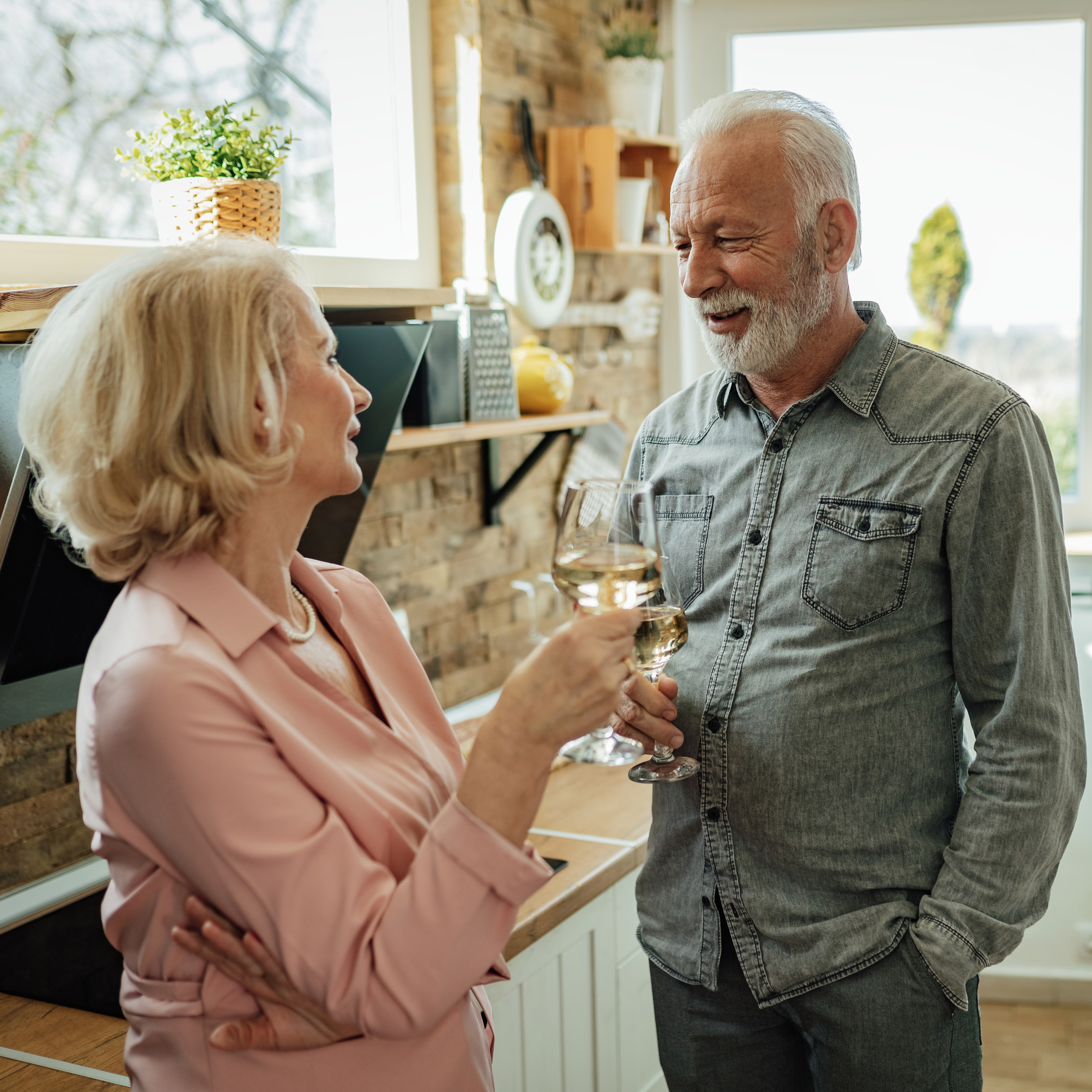 Older people are more likely to have conservative investments that are sensitive to rate changes.