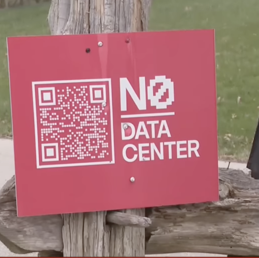 No data center sign