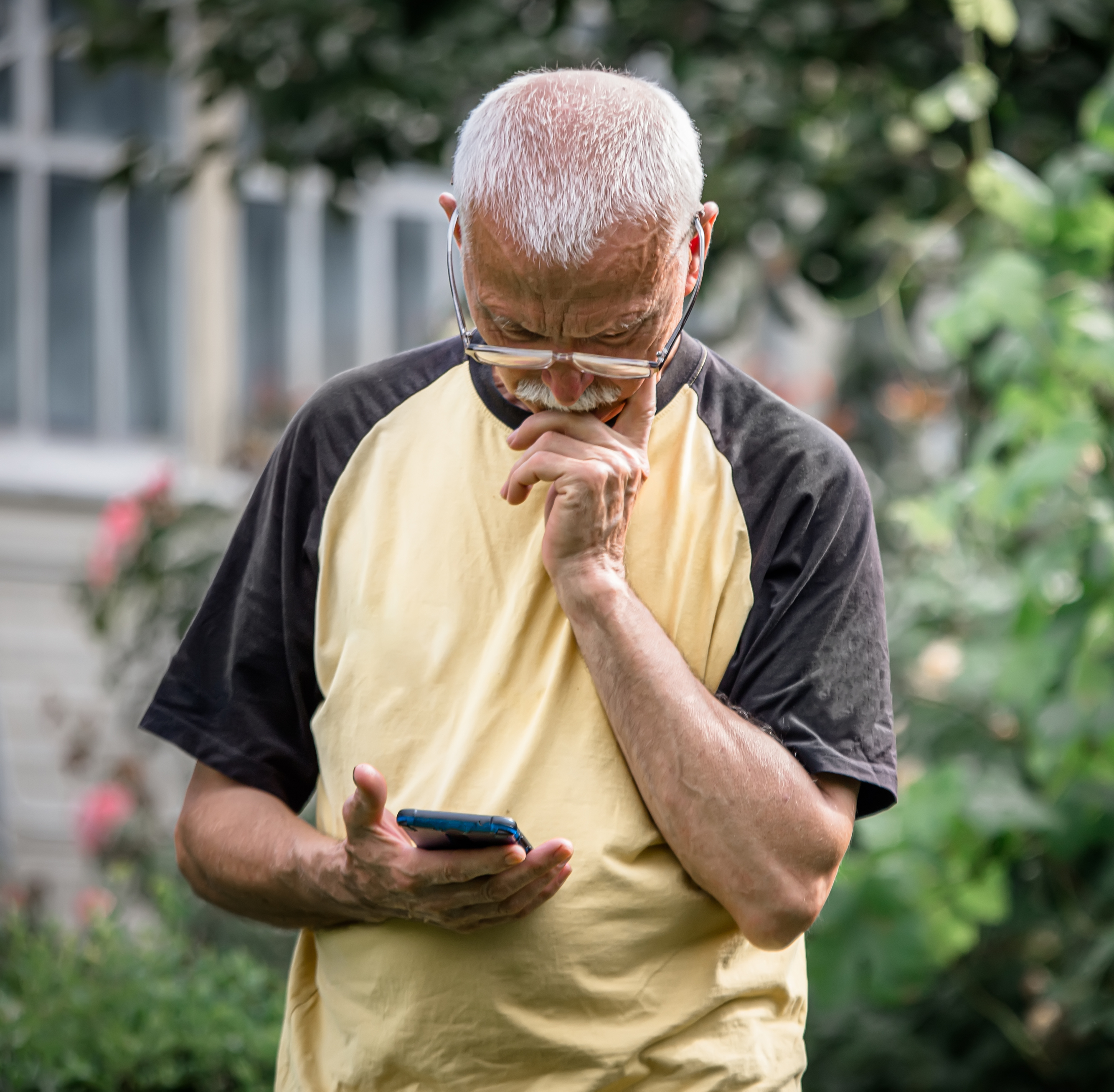Older people are frequently the targets of phone scams.
