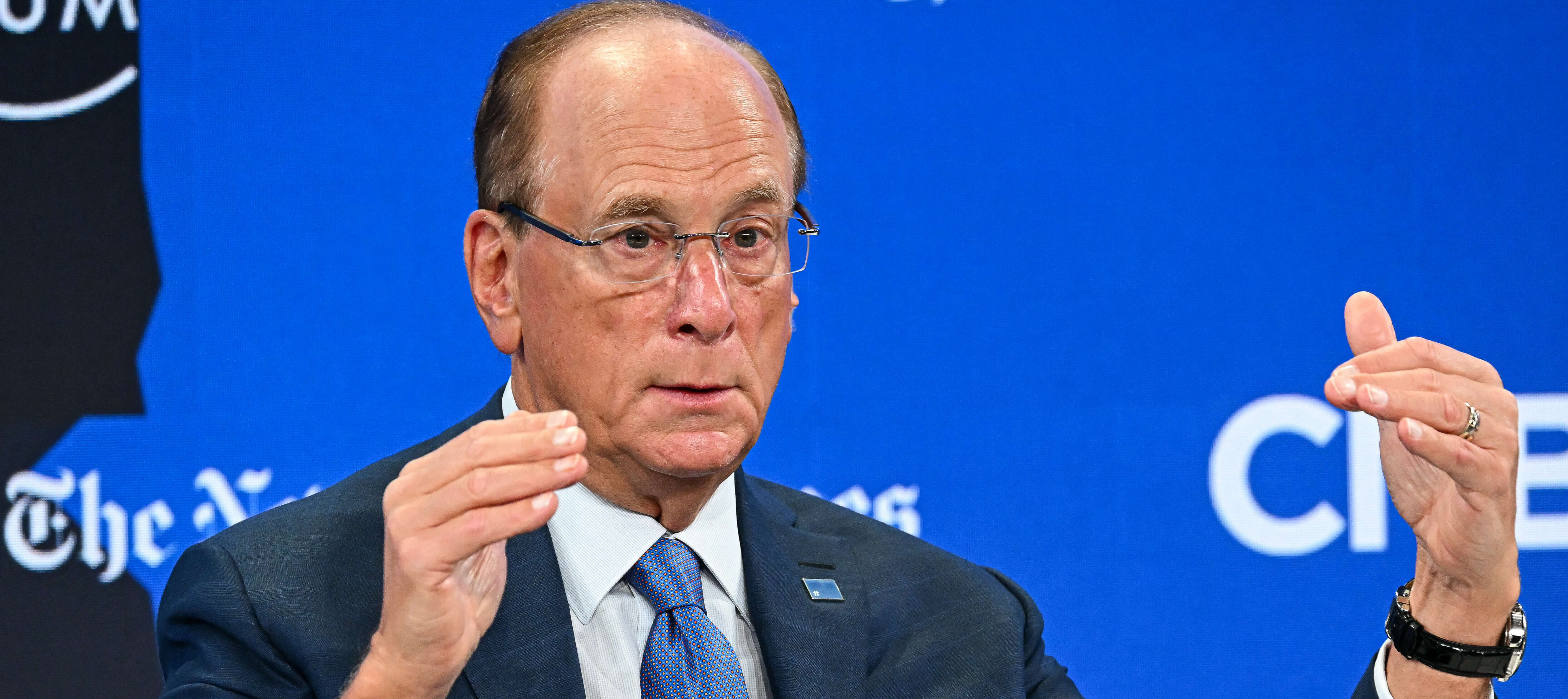 Larry Fink urges caution over Iran war and its impact on oil.