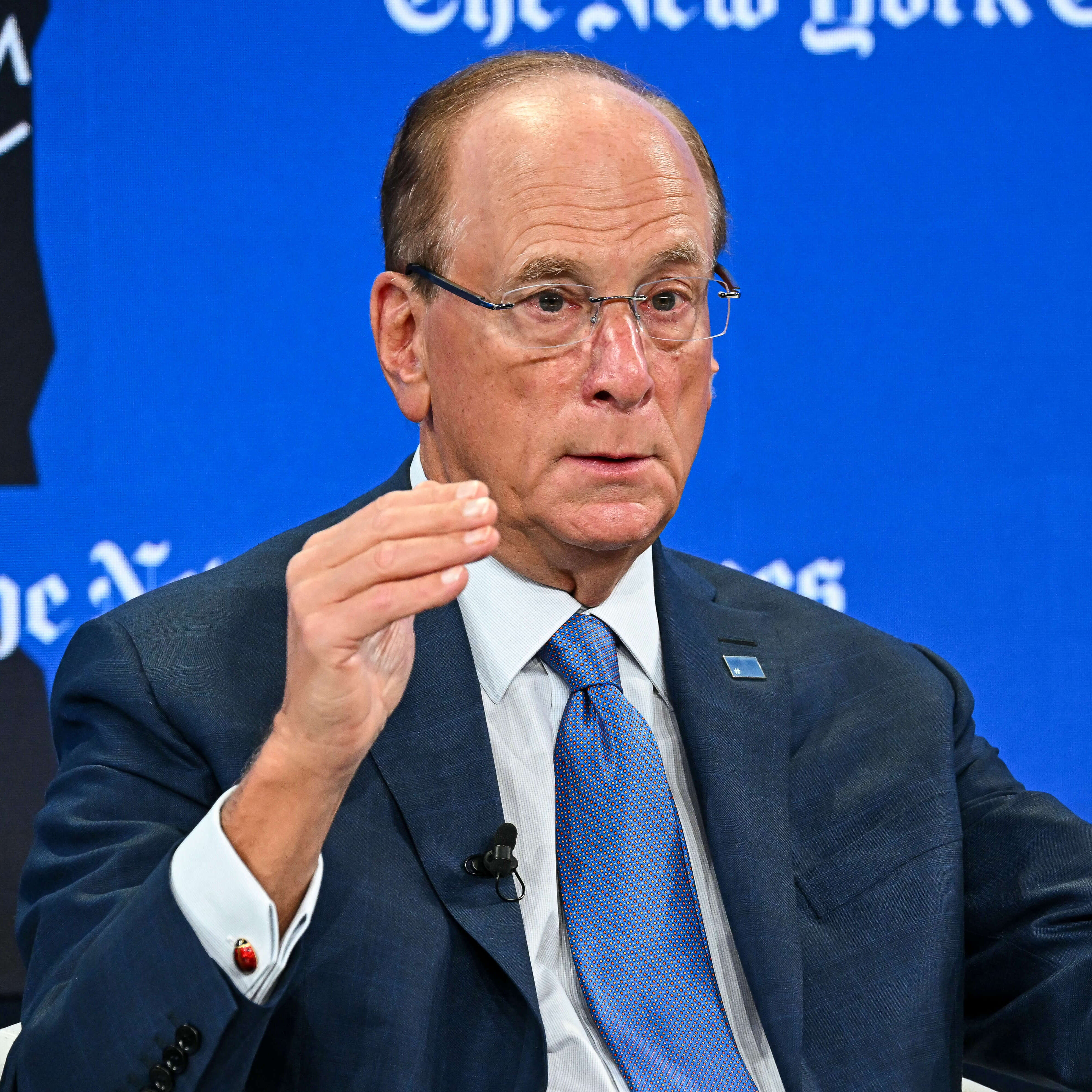Larry Fink urges caution over Iran war and its impact on oil.