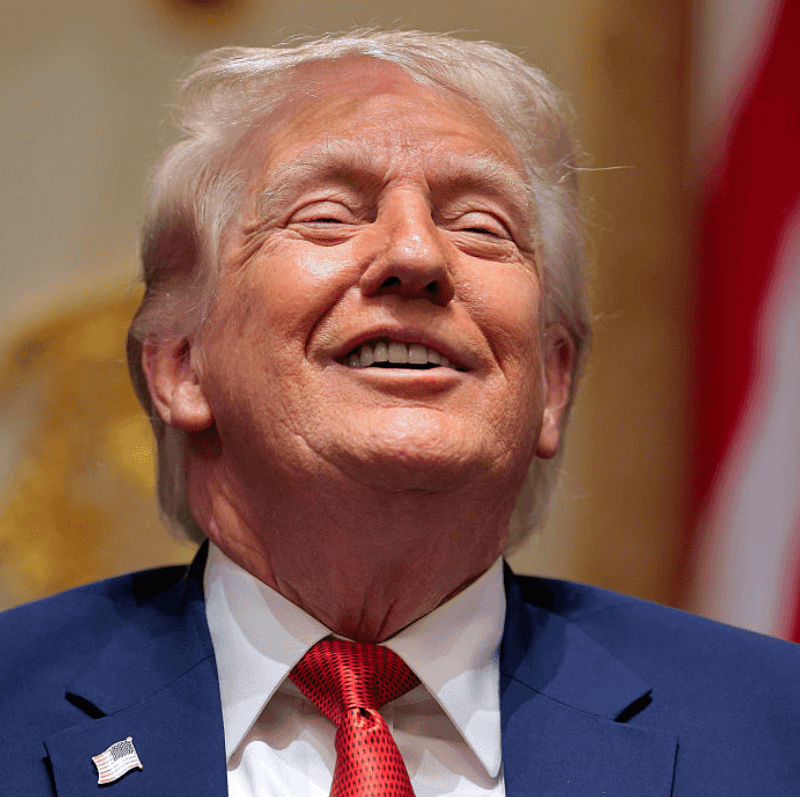 Trump and the treasury secretary's signature.