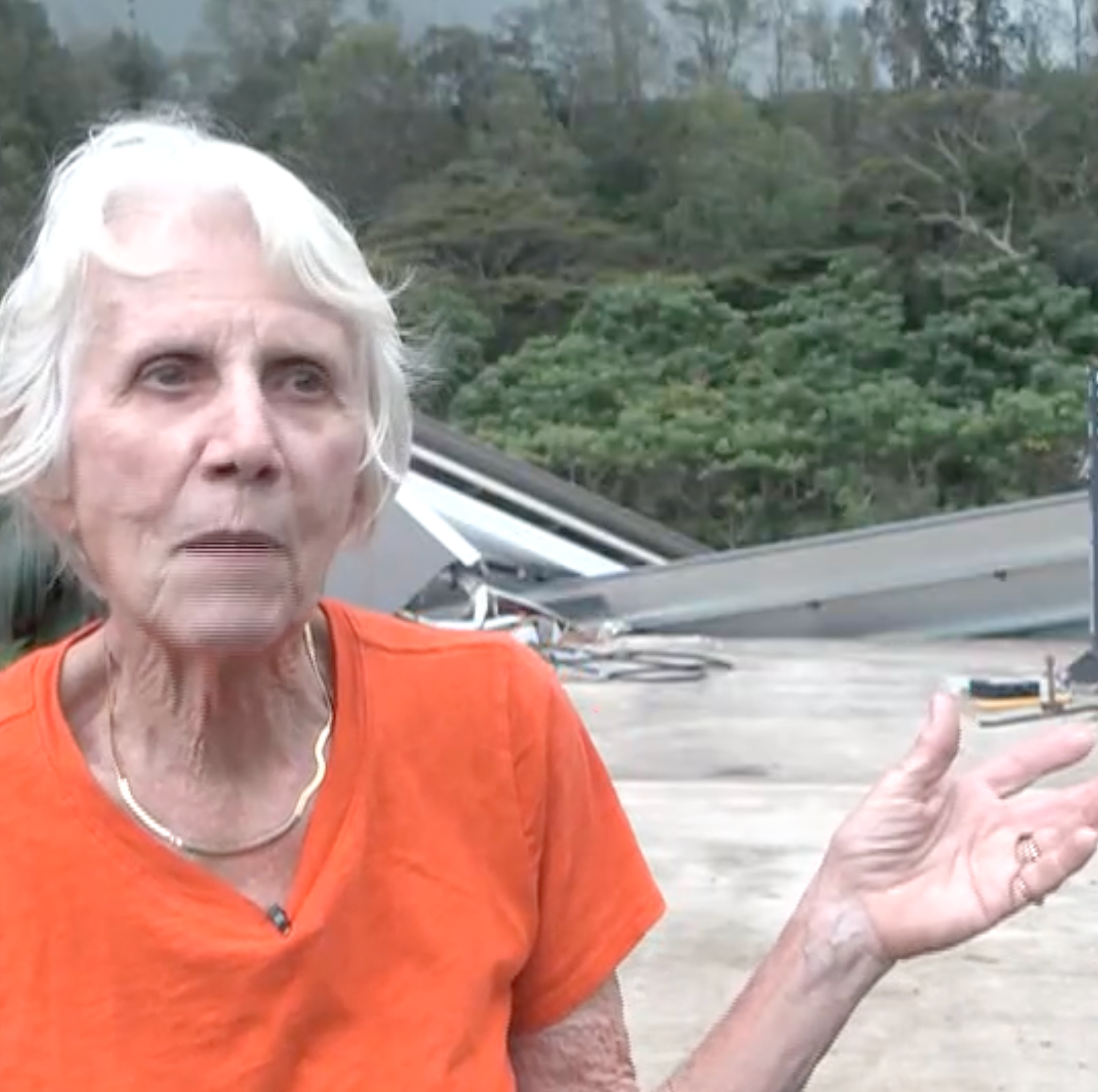 Flood wipes out home