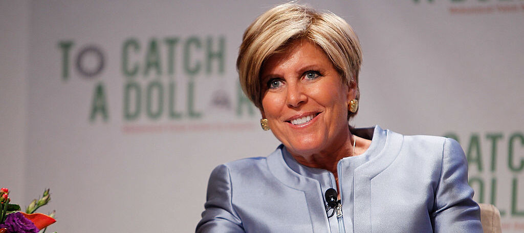 Suze Orman attends a screening of "To Catch A Dollar" at Florence Gould Hall in New York City.