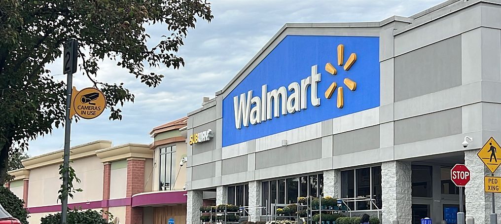 Exterior of a Walmart in East Meadow, New York