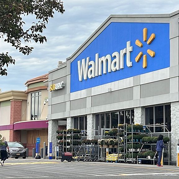Exterior of a Walmart in East Meadow, New York