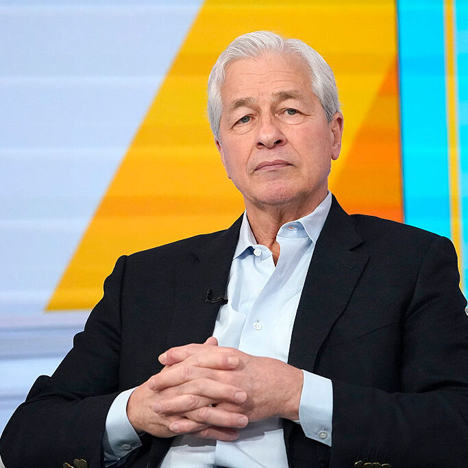 Jamie Dimon on a television show