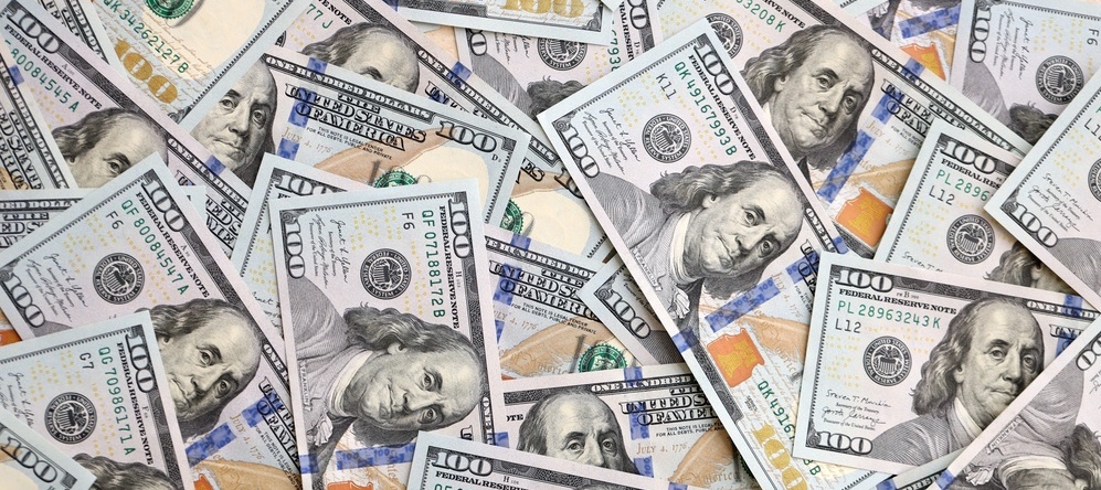 Photo of a pile of money