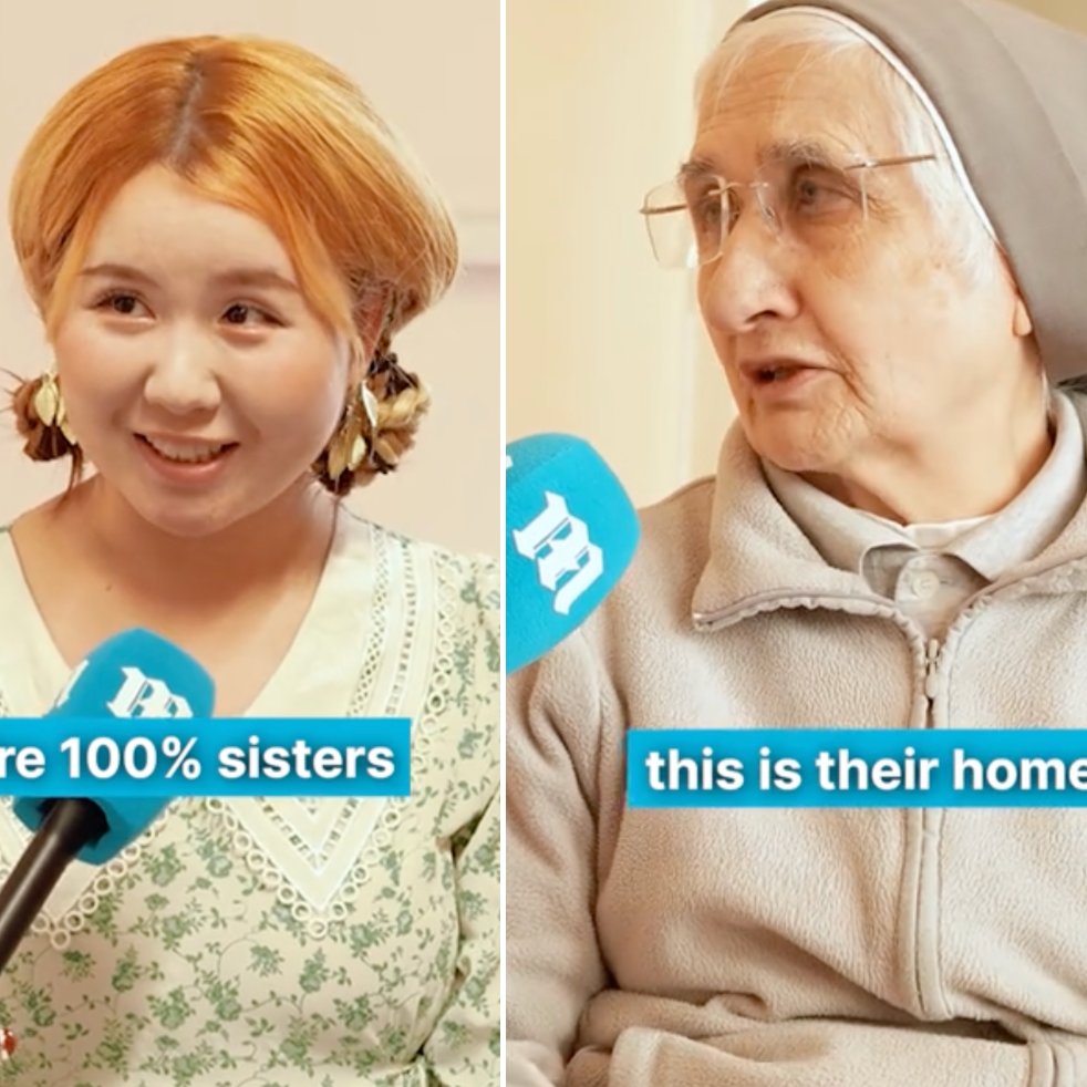 Young women in London, England have found affordable housing living with nuns.