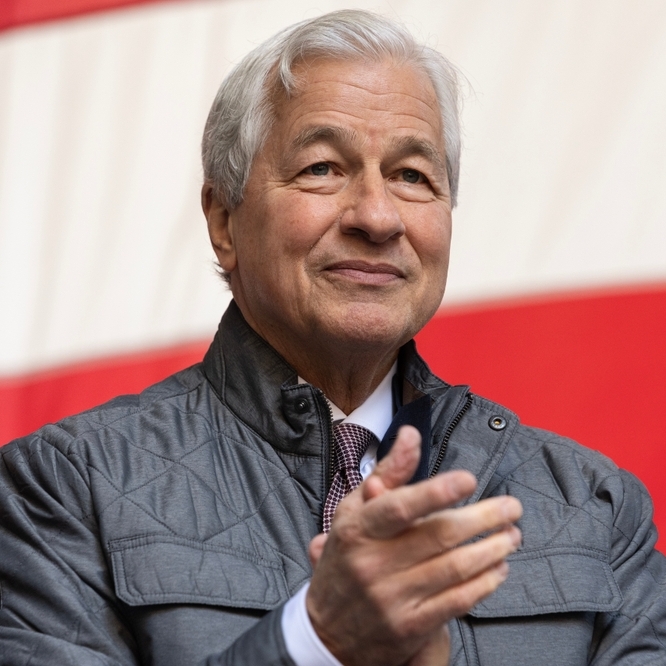 Photo of JPMorgan Chase CEO Jamie Dimon at an event in New York.