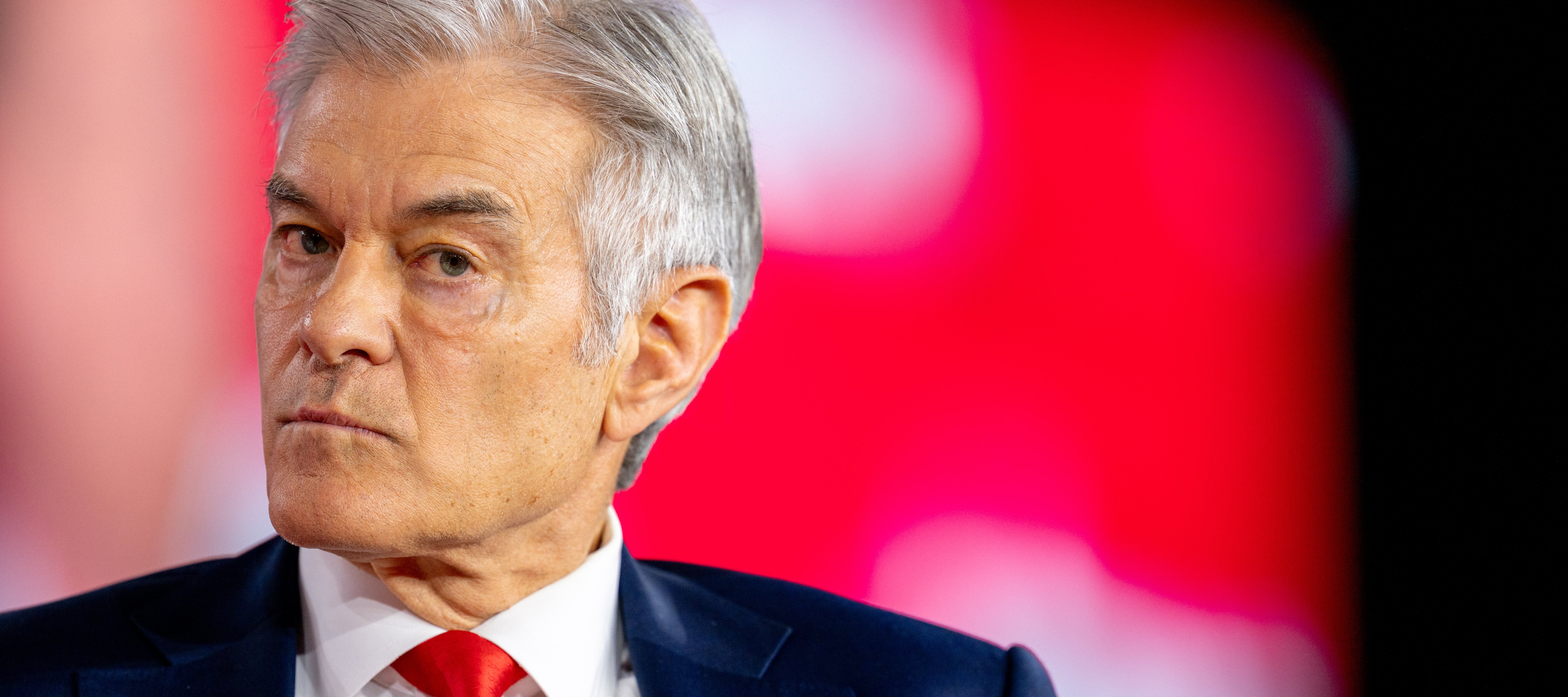 Mehmet Oz participates in a discussion during the Conservative Political Action Conference (CPAC) at the Gaylord Texan Resort and Conference Center on March 26, 2026