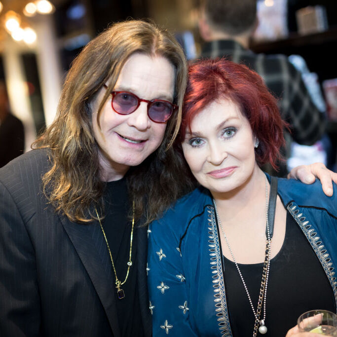 Photo of Ozzy and Sharon Osbourne at an event