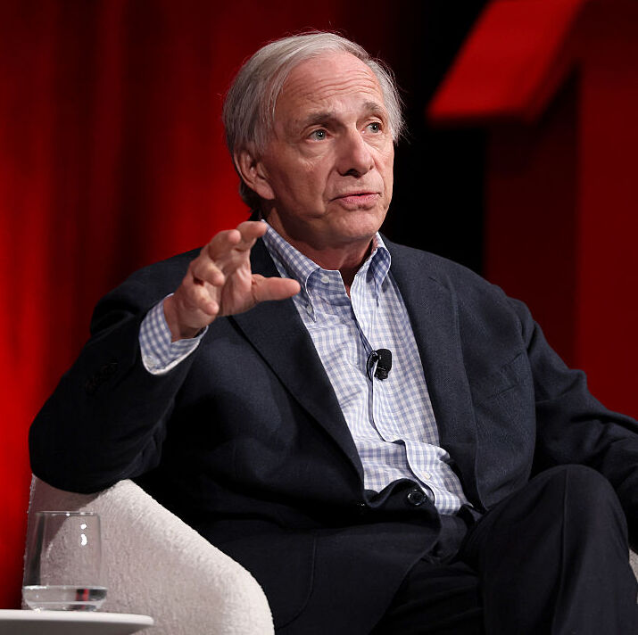 Ray Dalio speaks onstage during the 2025 TIME100 Summit at Jazz at Lincoln Center on April 23, 2025 in New York City.