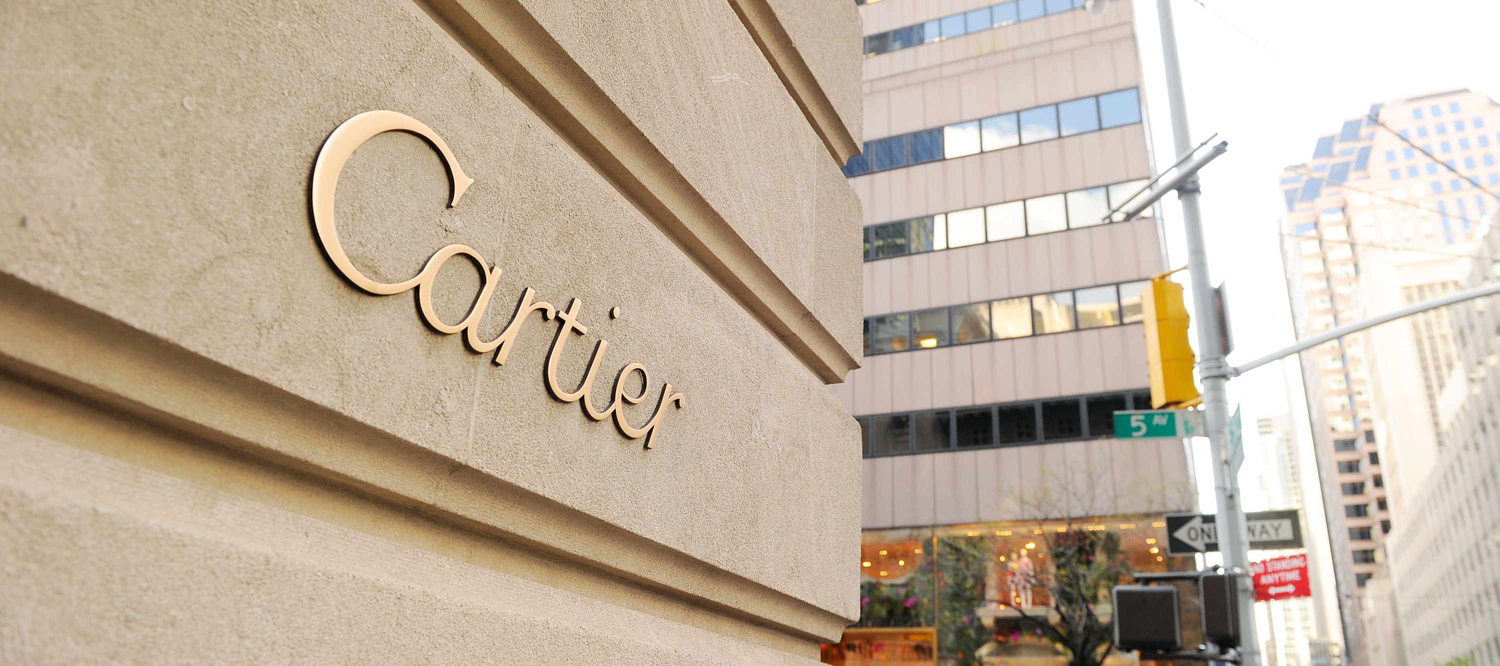 Exterior of Cartier store in NYC