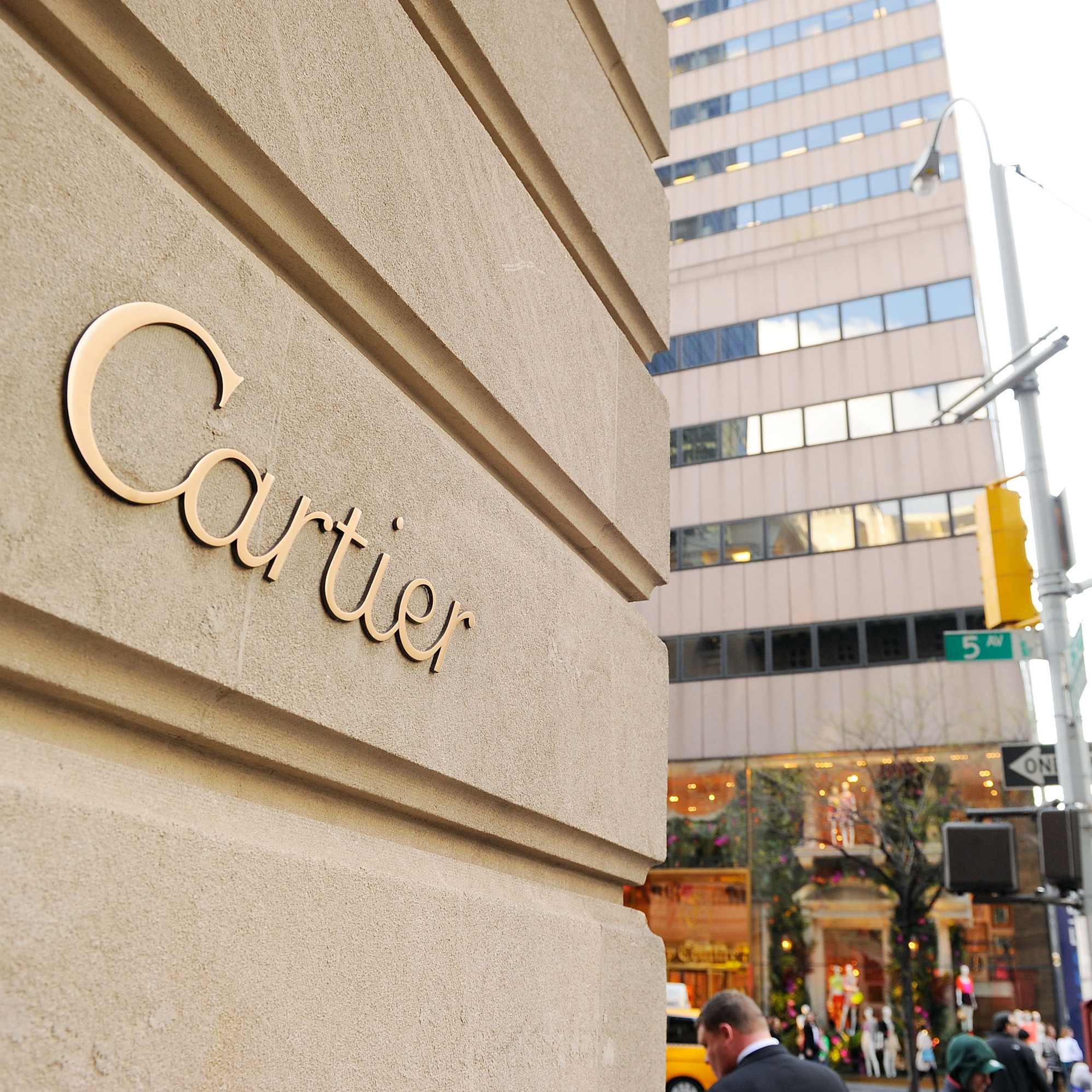 Exterior of Cartier store in NYC