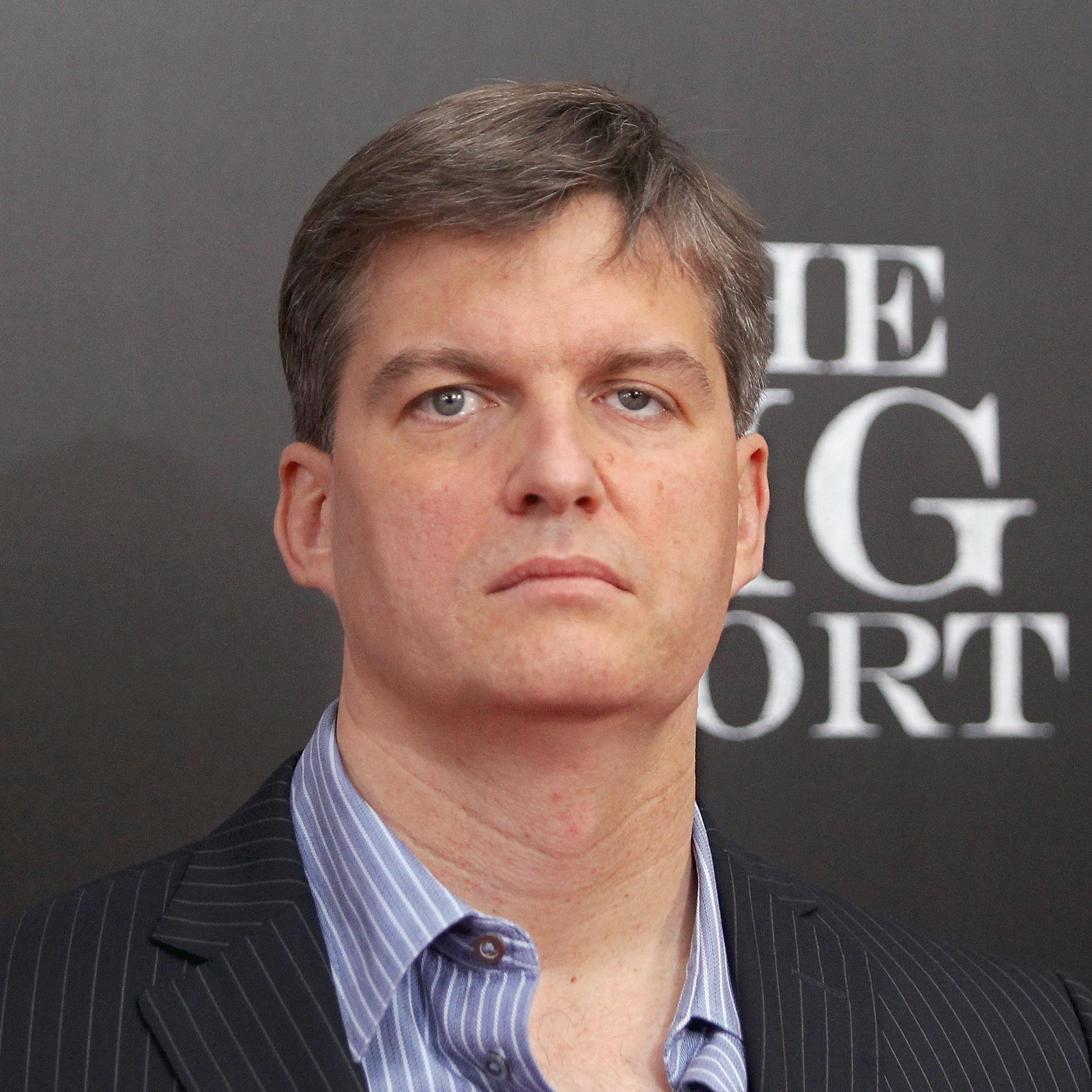 A photo of Michael Burry attending the "The Big Short" movie premiere.