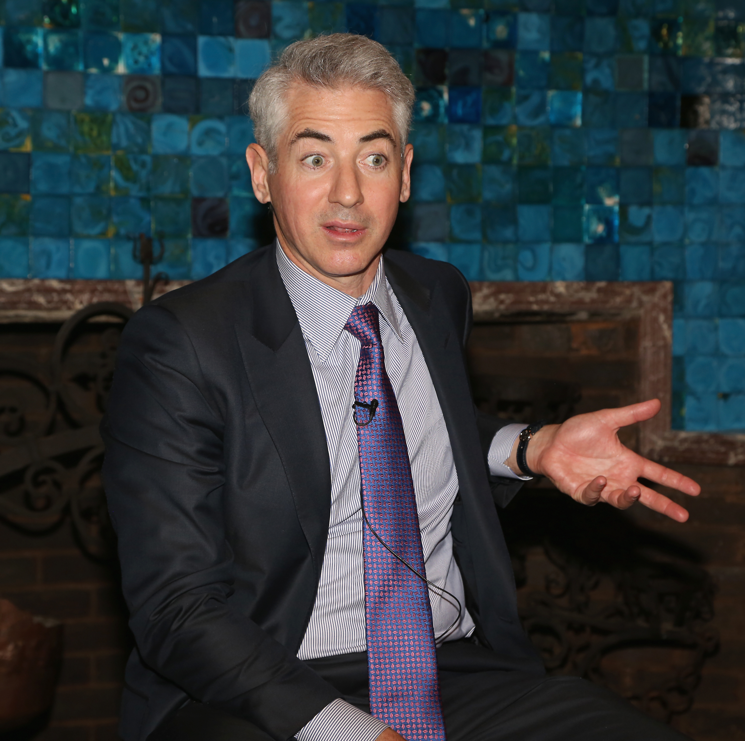 Bill Ackman speaks at an event.