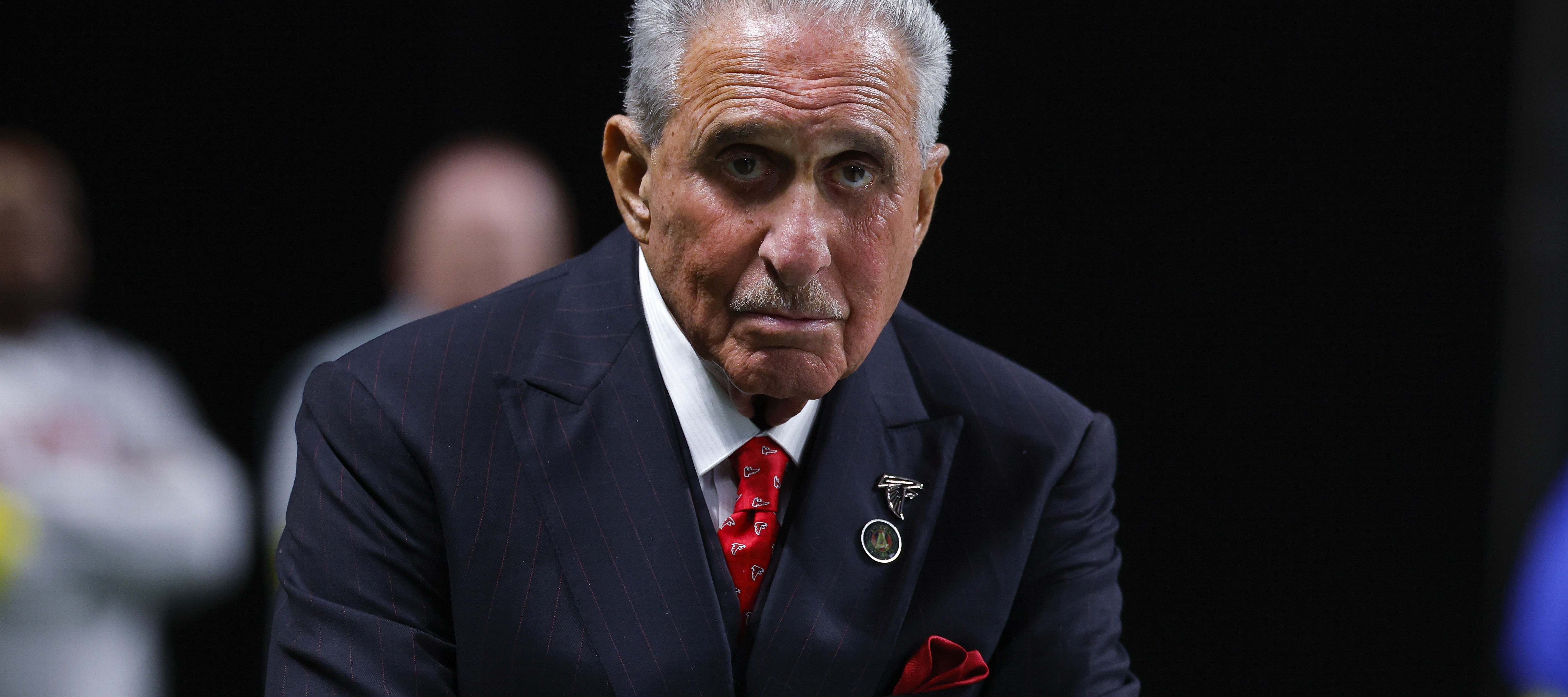 Atlanta Falcons owner Arthur Blank looks on during the fourth quarter of a game against the New Orleans Saints
