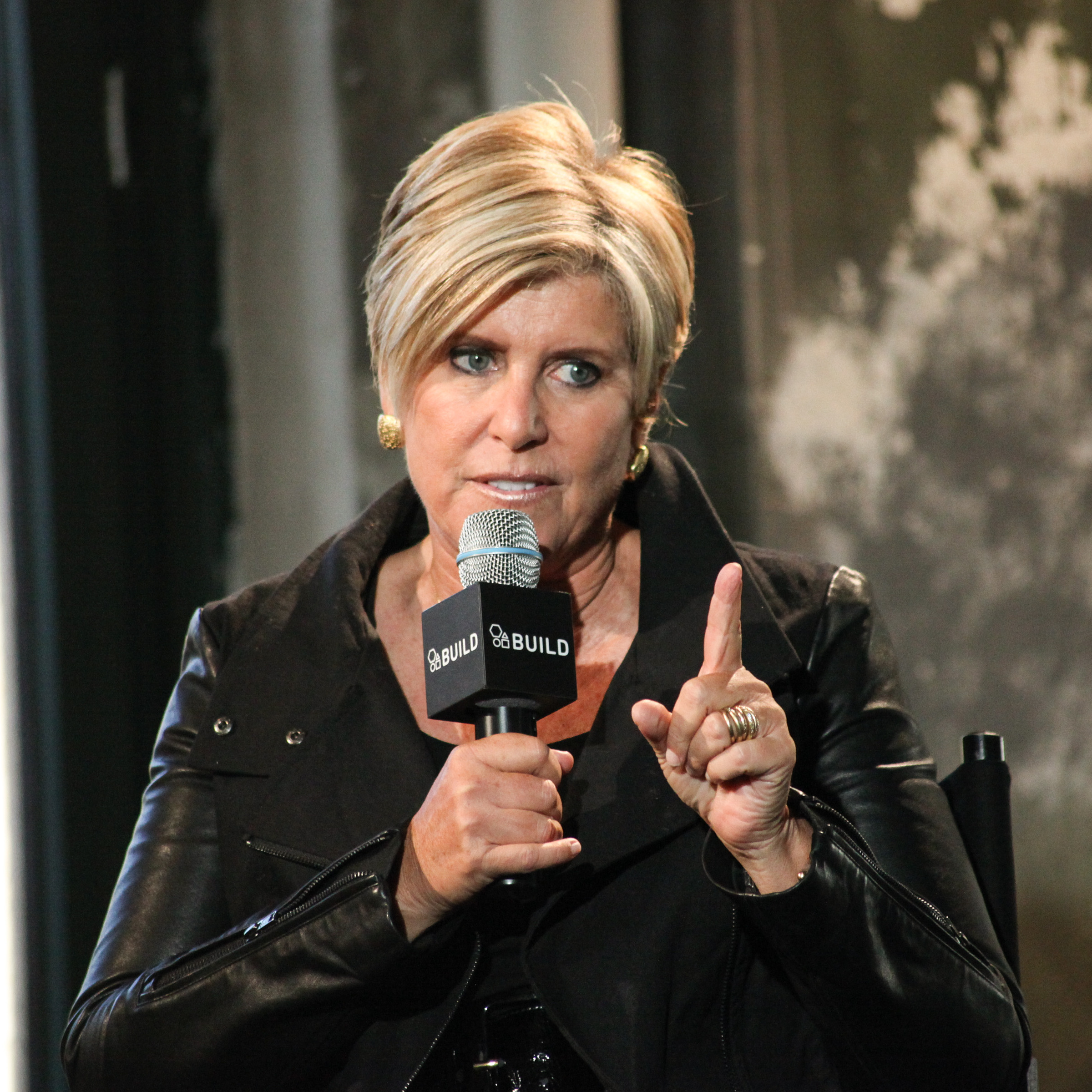 Suze Orman speaks at an event in New York City.