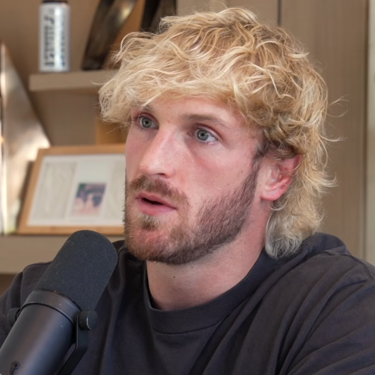 Logan Paul discusses his dinosaur skull on The Iced Coffee Hour.