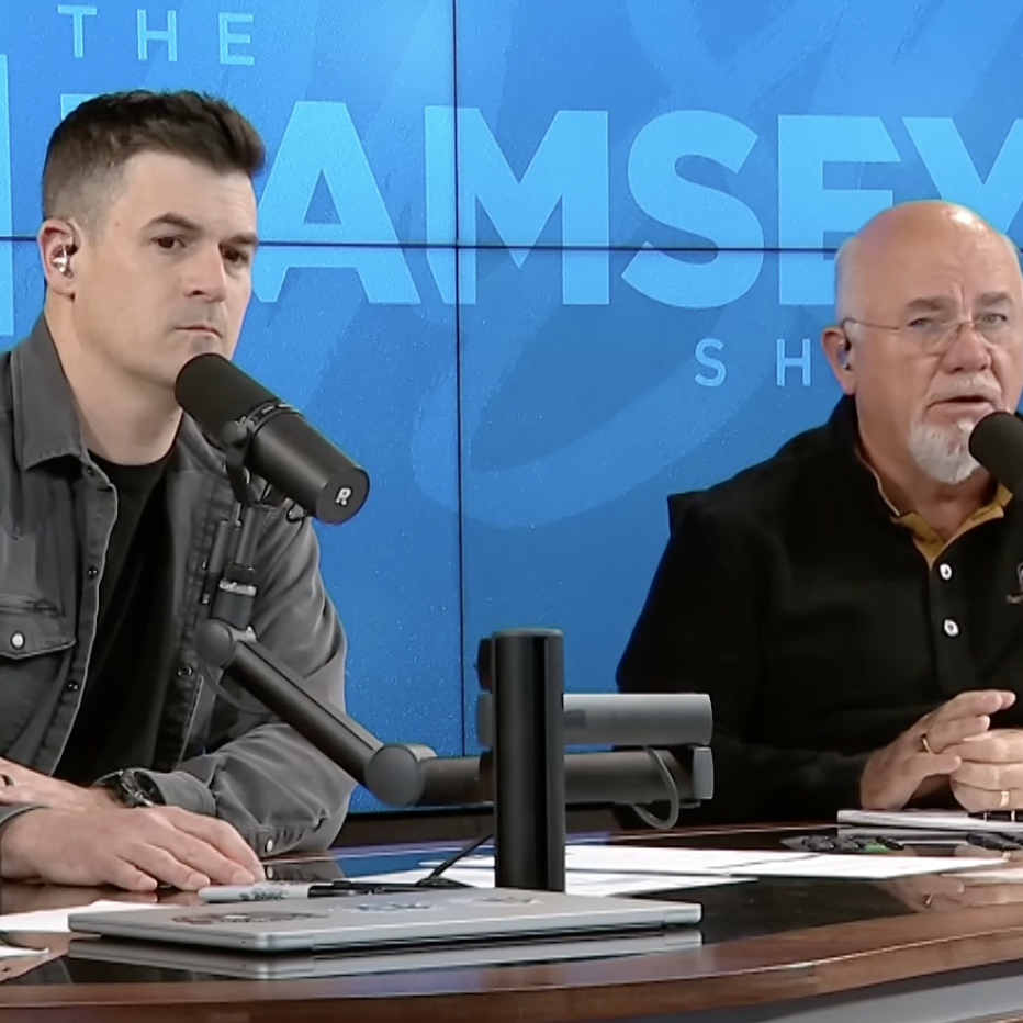 Dave Ramsey and John Deloney speaking on The Ramsey Show