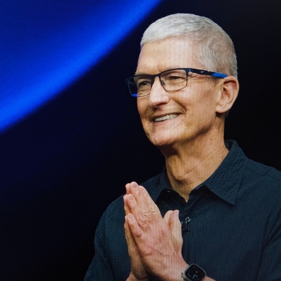 A photo of Apple CEO Tim Cook