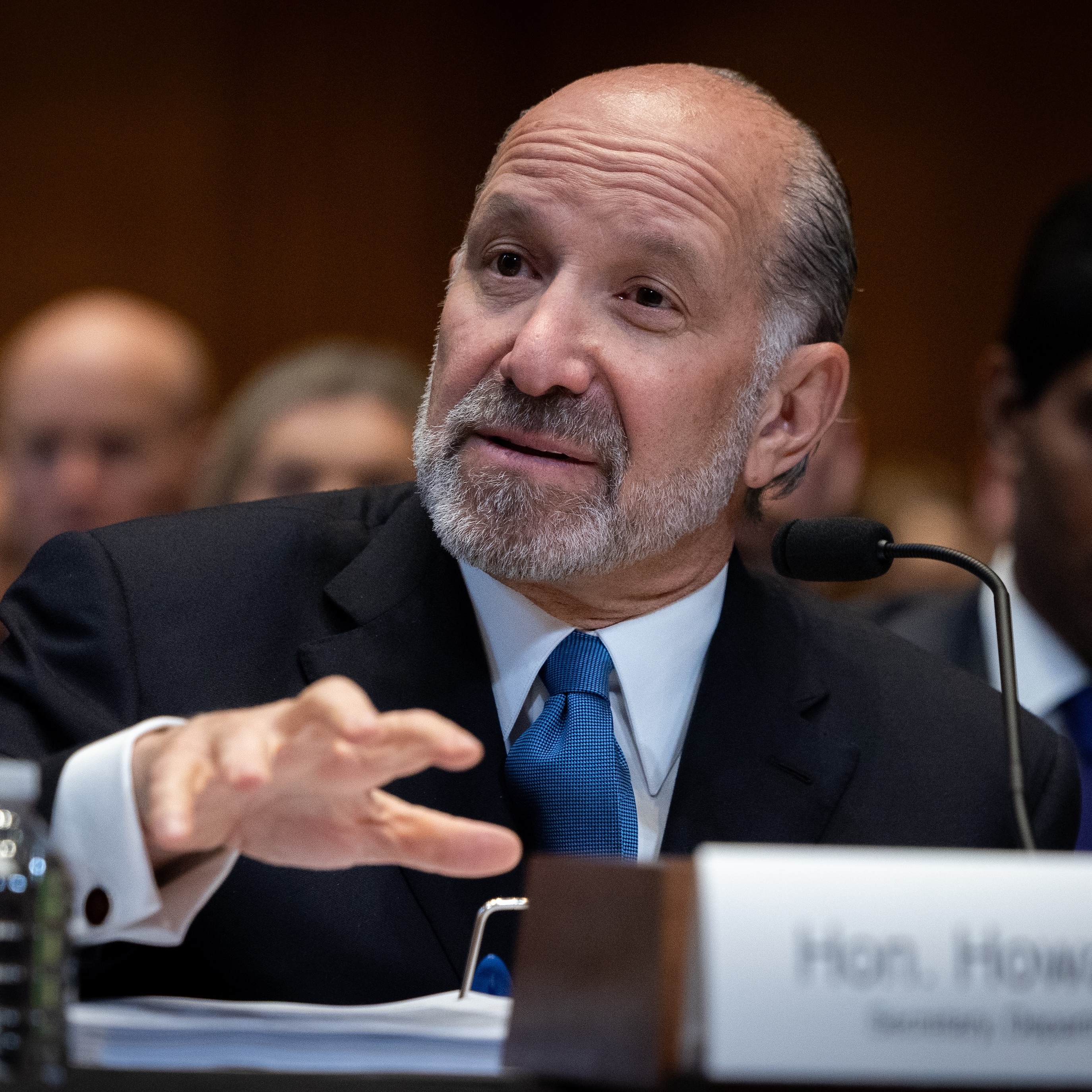 U.S. Secretary of Commerce Howard Lutnick appears before the Senate Appropriations Committee.