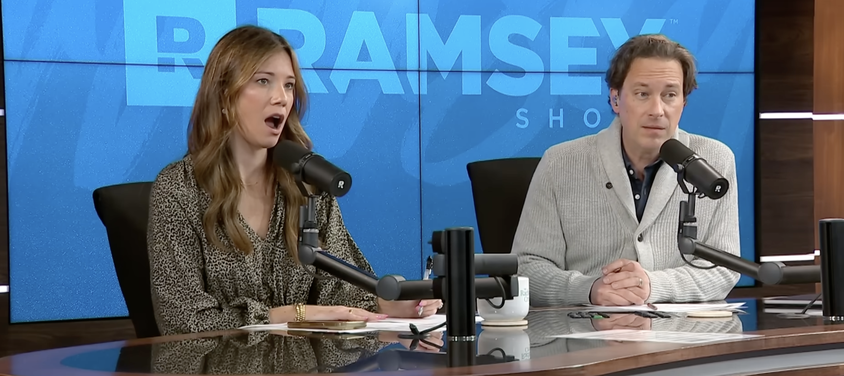 The Ramsey Show hosts Rachel Cruze and Ken Coleman.