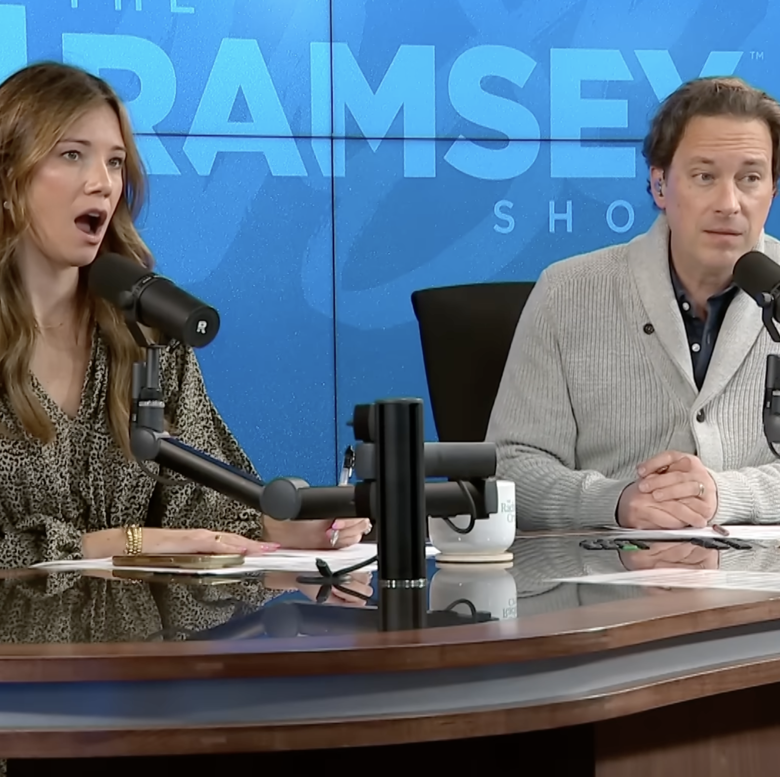 The Ramsey Show hosts Rachel Cruze and Ken Coleman.
