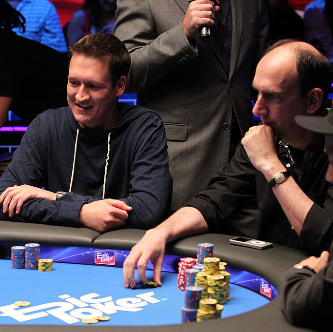 Isaac Baron, Sean Getzwiller and Erik Seidel compete at the second event of the Epic Poker League Inaugural Season