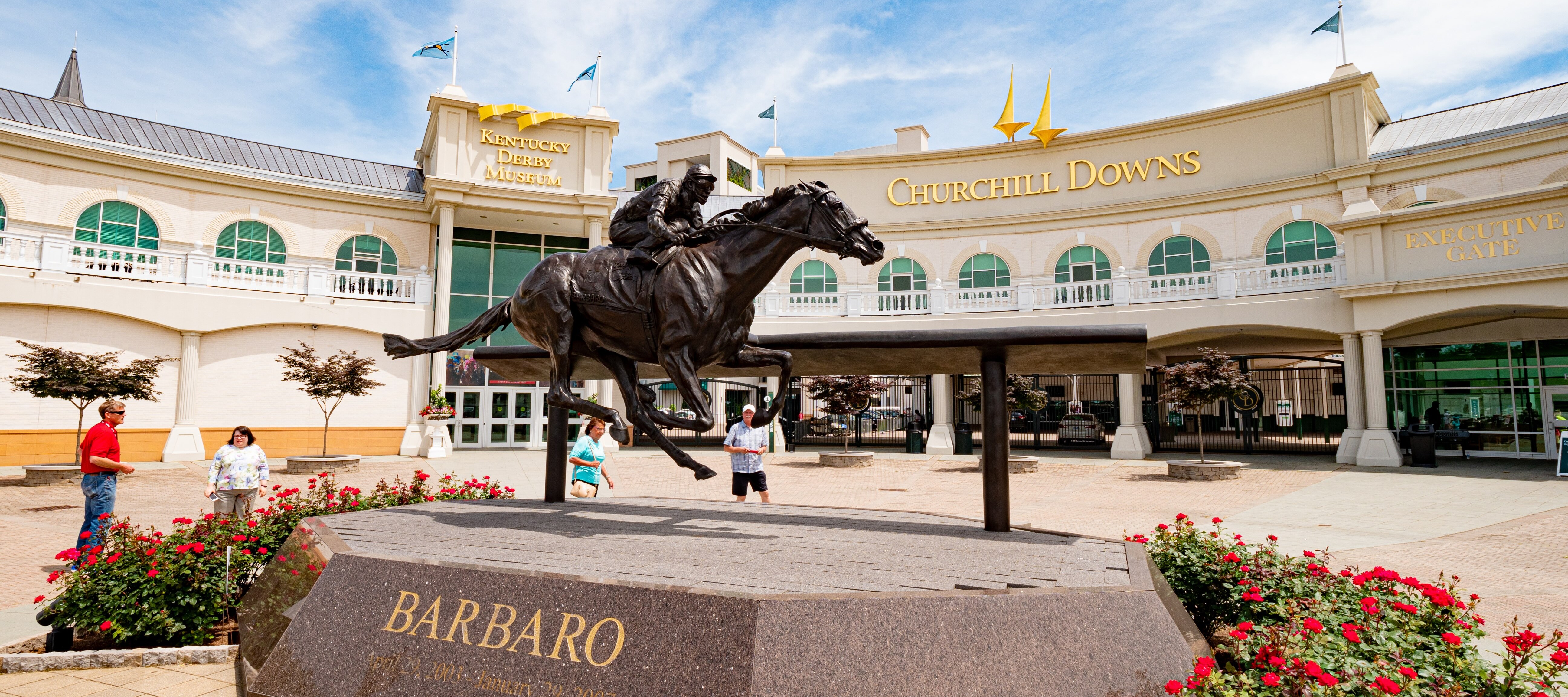Churchill Downs Horse Race track and Derby museum in Louisville