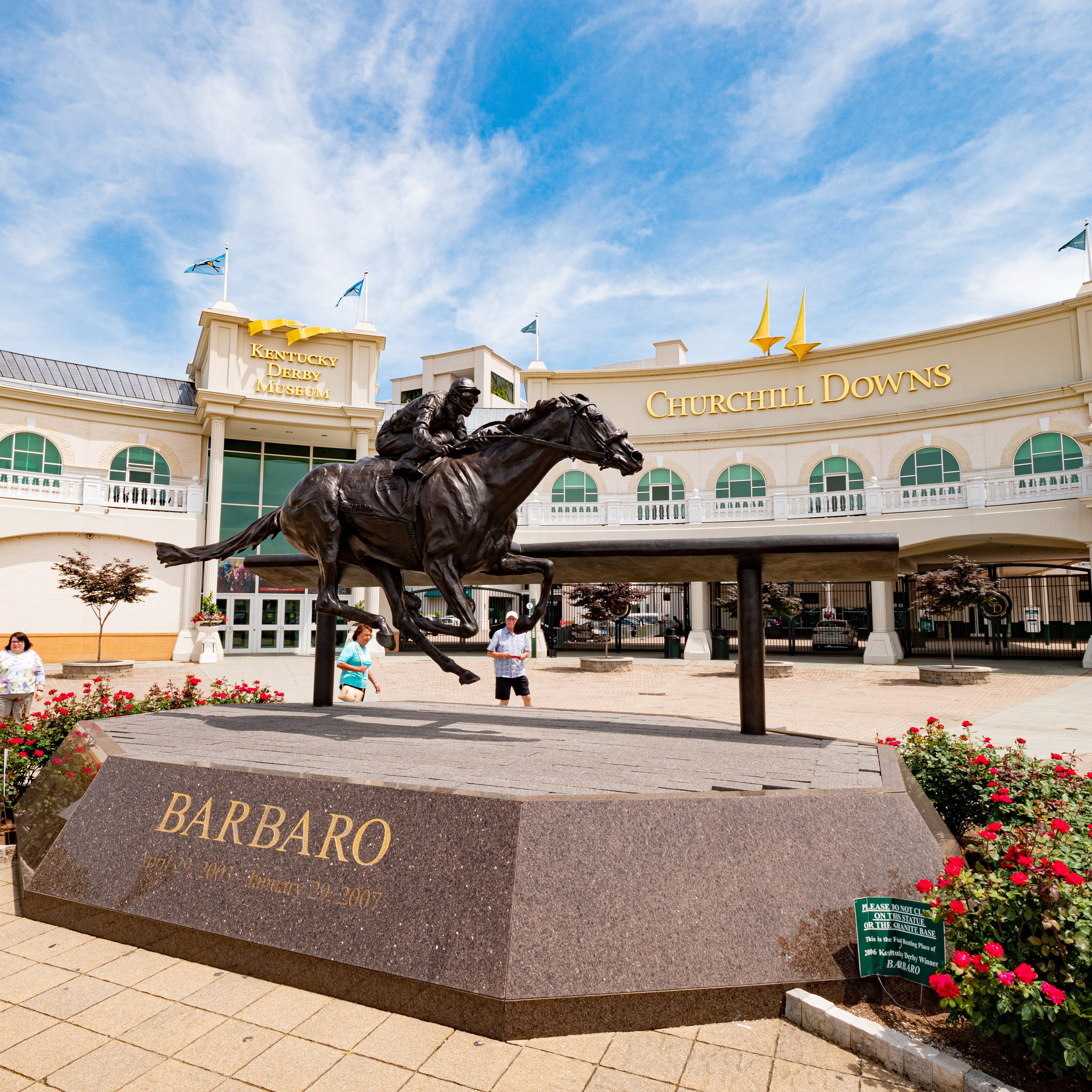 Churchill Downs Horse Race track and Derby museum in Louisville